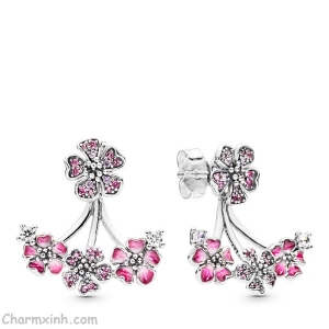 Bông tai hoa PANDORA Peach Blossom Flowers Earrings BT117